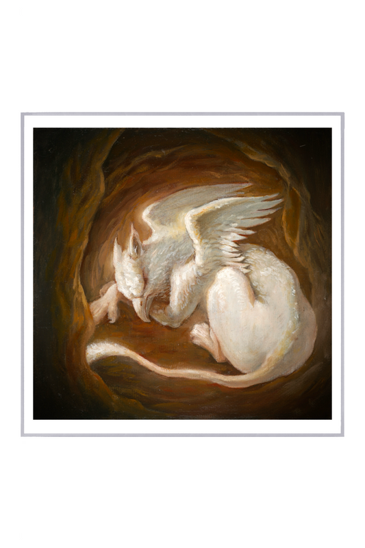 Sleeping Griffin Cub | Limited Edition Print