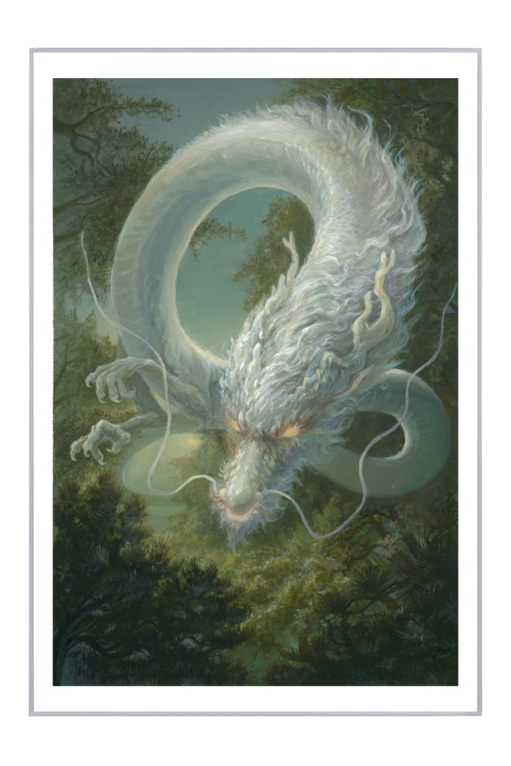 White Dragon at Dusk | Limited Edition Print