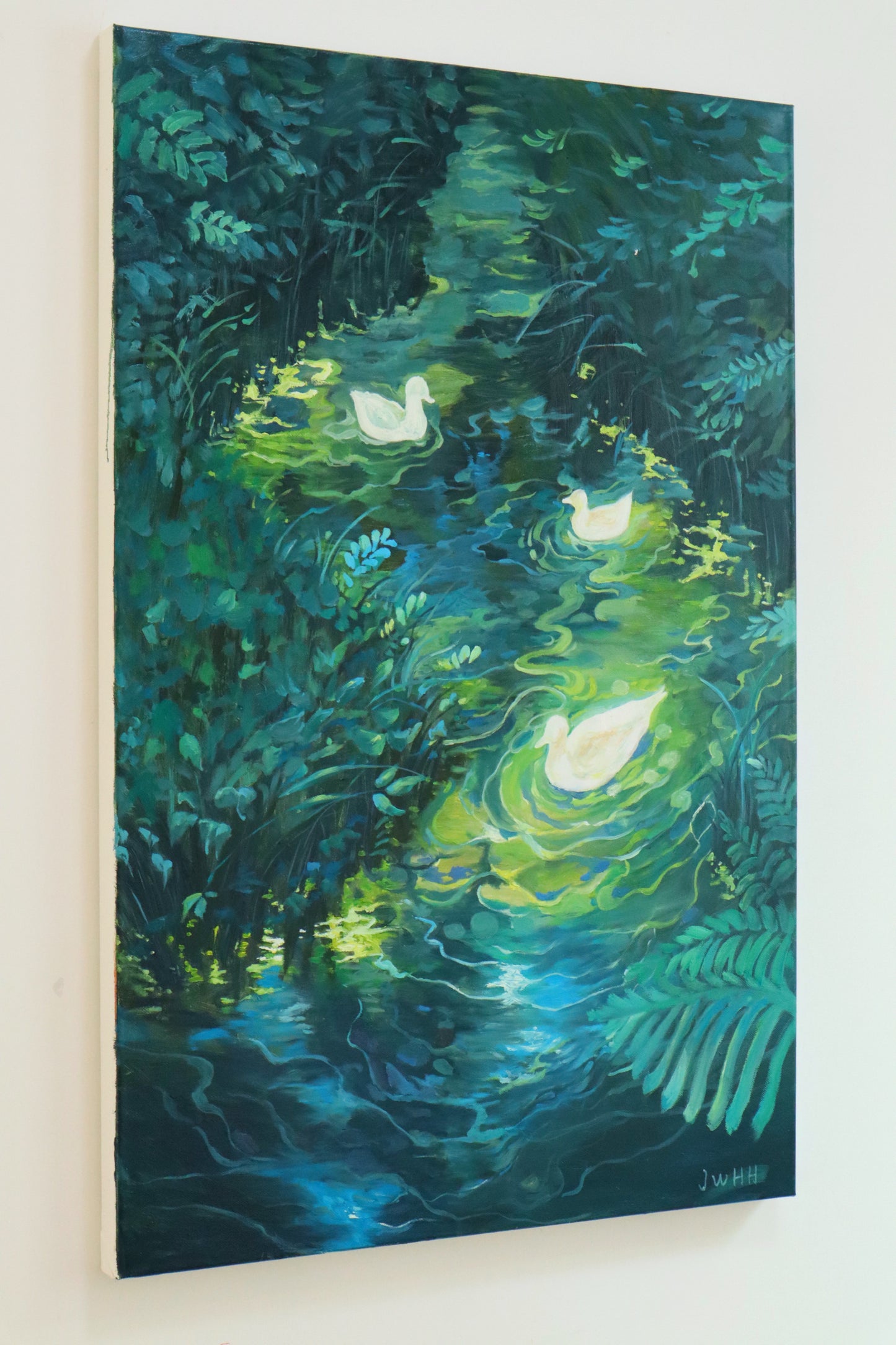 《月夜池塘的小鴨子》| Limited Edition Print