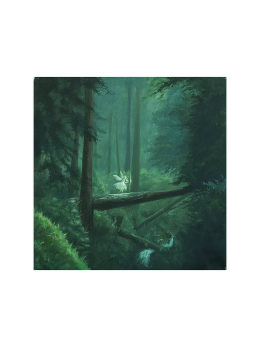 《Elves in the Forest After Rain》