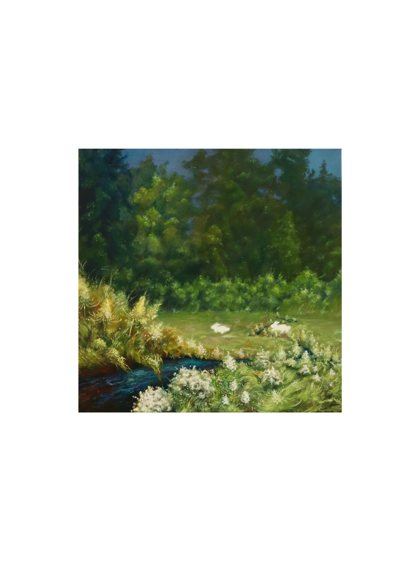 《Little Rabbit Running Into the Deep Forest》