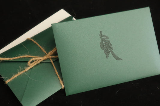 White Dragon Postcard Set (5 pcs) | Fine Art Prints by Linyu Wang