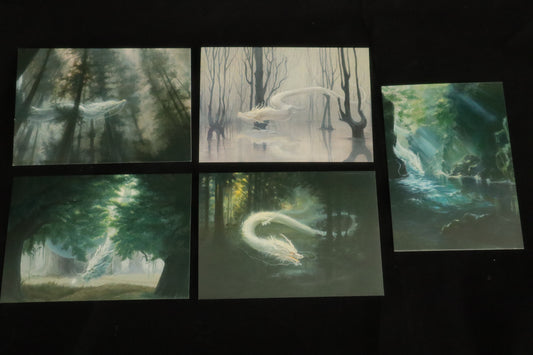 White Dragon Forest — Postcard Set &nbsp