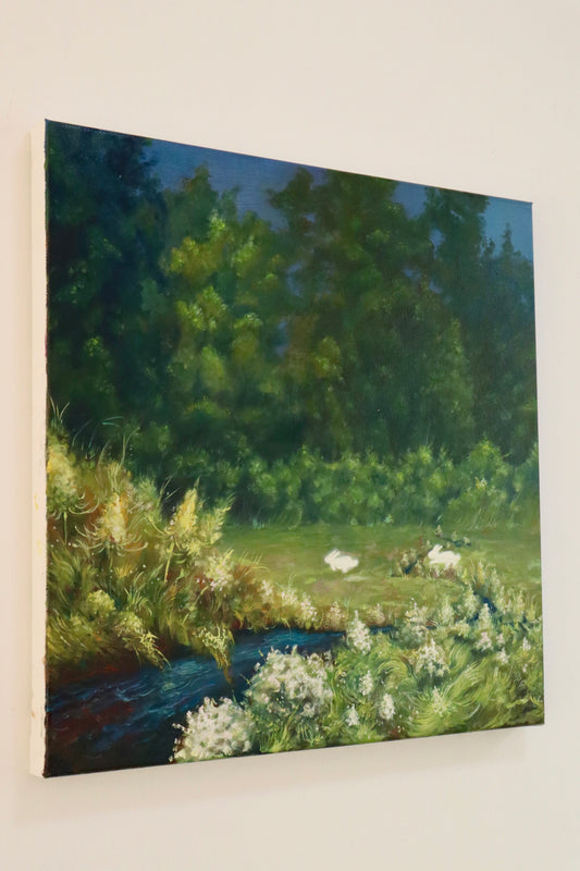 《Little Rabbit Running Into the Deep Forest》