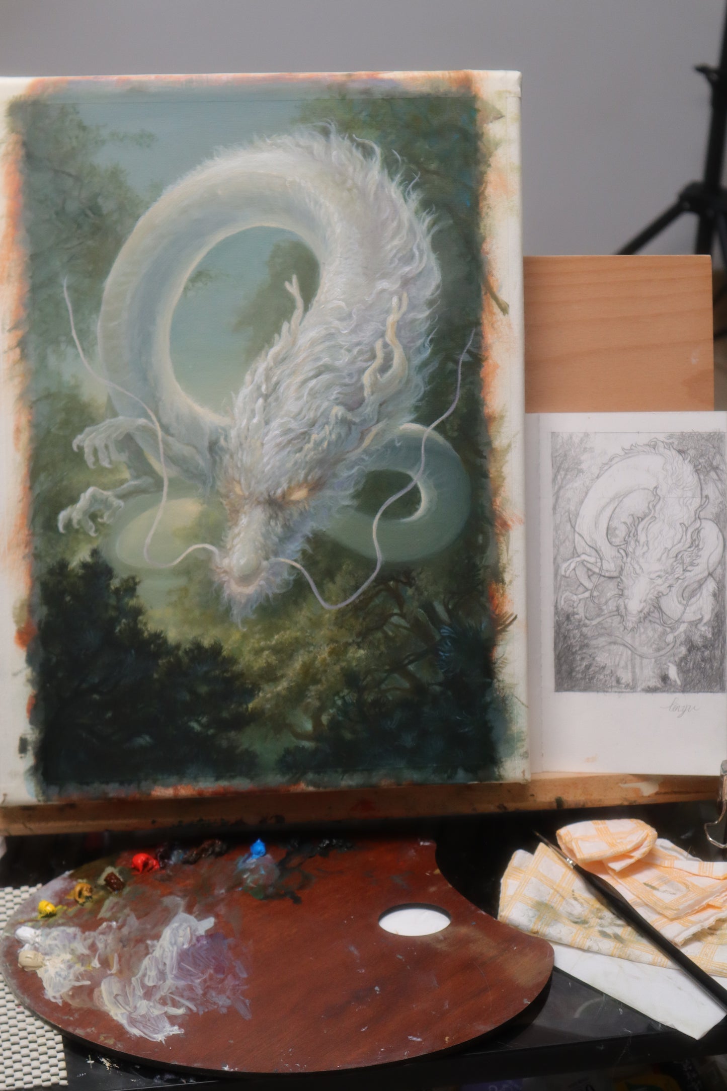 《White Dragon at Dusk》