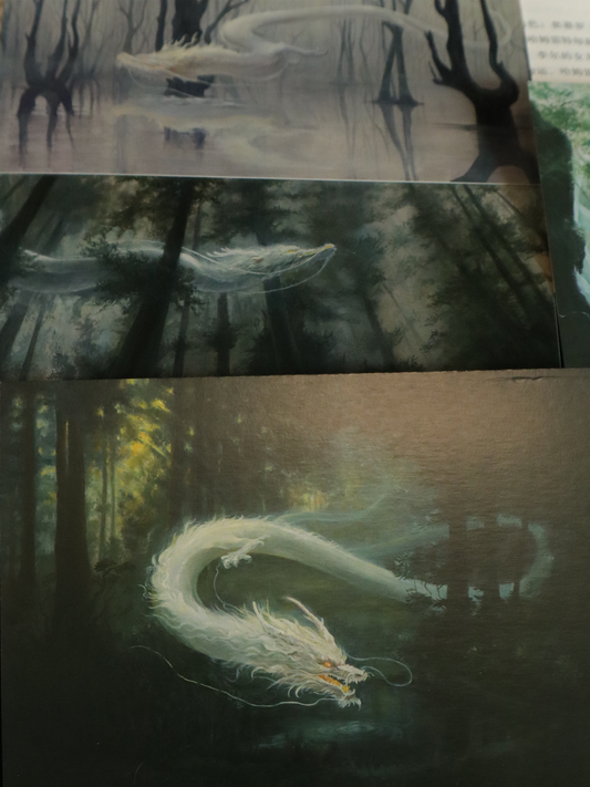 White Dragon Forest — Postcard Set &nbsp