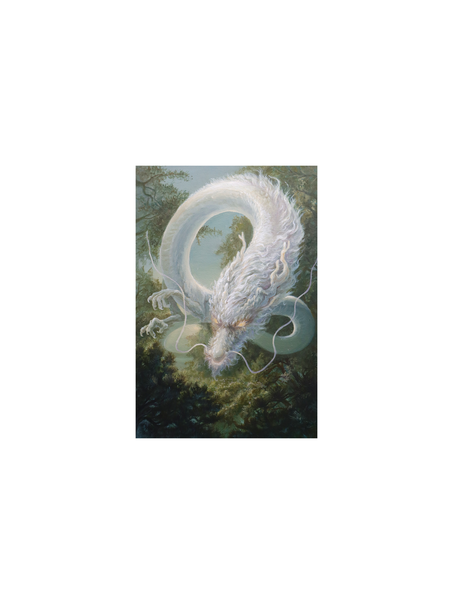 White Dragon at Dusk