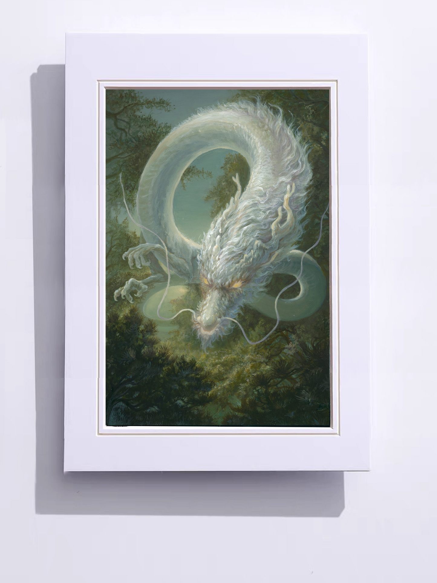 《White Dragon at Dusk》| Limited Edition Print
