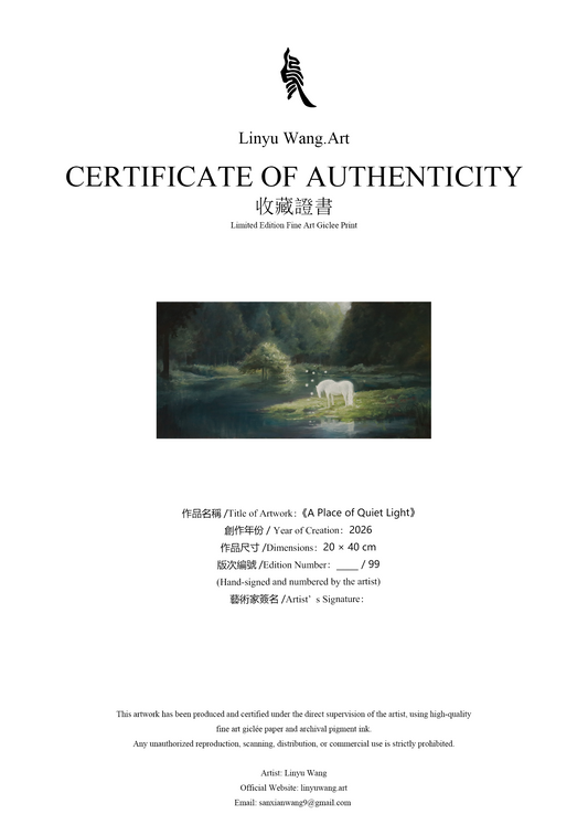 《A Place of Quiet Light》| Limited Edition Print